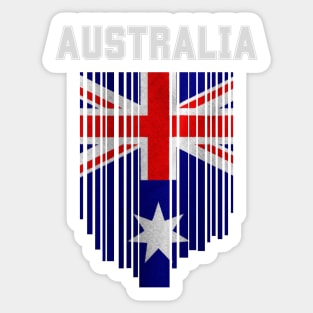 Australia flag, australian flag Sticker